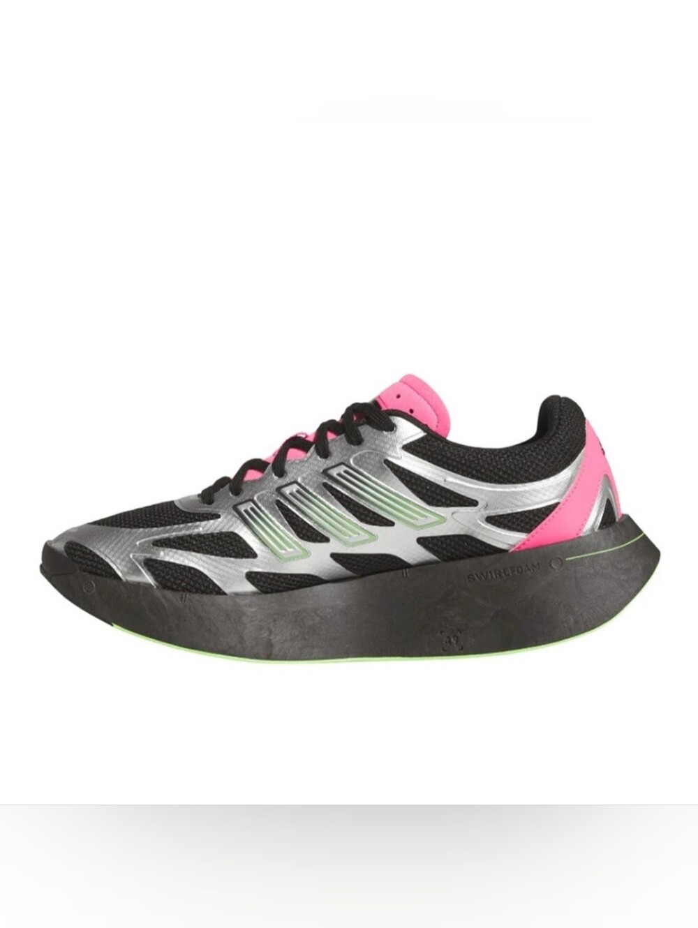 adidas Adizero Aruku Black Silver & Pink Women's Running Shoes Sz 5.5 New In Box